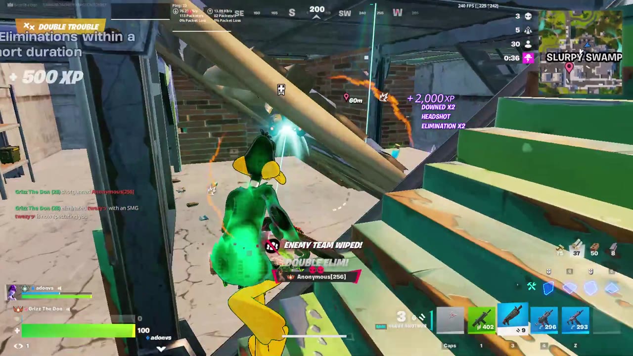 Back-to-Back Double Kill